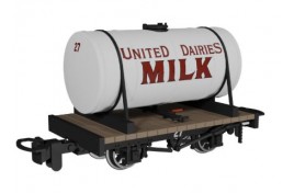 990103 Cylindrical Tank "United Dairies No.27" OO9 Scale